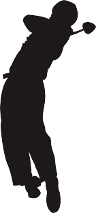 ゴルフシルエット