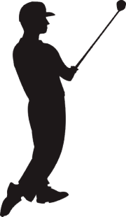 ドライバーショットシルエット