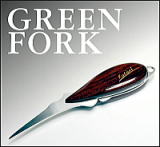 折り畳みナイフのようなグリーンフォーク