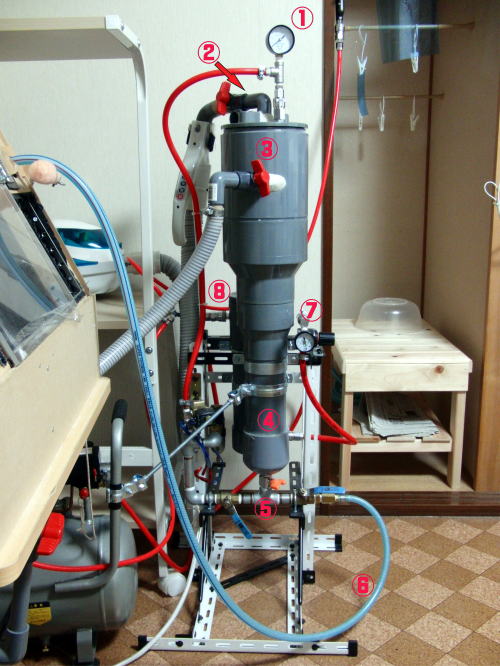 サンドブラストマシン完成